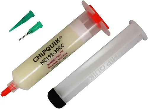CHIP QUIK NC191 - Flux de adhesión de flujo suave sin limpieza (jeringa de 30cc)