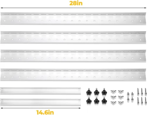 Miniatura 7 de BougeRV Soportes de montaje para panel solar ajustables de 28 pulgadas con patas inclinables plegables, soporte de montaje para paneles solares