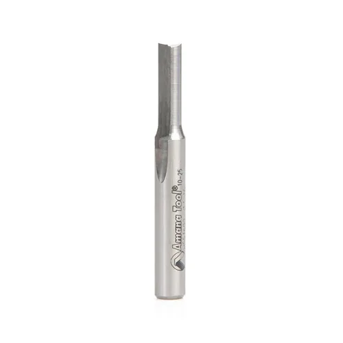 Miniatura 3 de Amana Tool - HSS1605 HSS Doble Recta 'O' Flauta de corte de plástico 1/4 de diámetro x 2 x 1/4