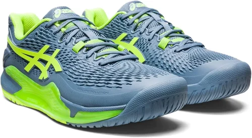 Miniatura 2 de ASICS Tenis Gel-Resolution 9 para hombre, Blancoverde azulado reparador