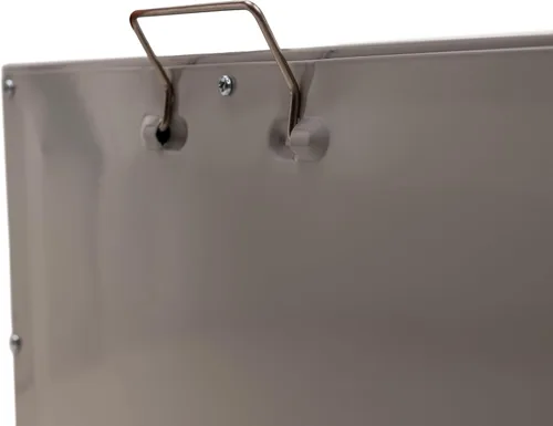 Miniatura 6 de Comfort Zone Calentador de espacio radiante portátil para interiores, 1500 vatios, termostato ajustable, cuerpo de metal, elemento de alambre, Blanco