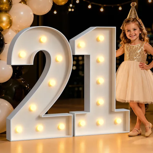 Miniatura 26 de Mixifox Letras de marquesina de 3 pies en Y, letras grandes iluminadas de 3 pies de alto con luces, letra grande para boda, compromiso, graduación