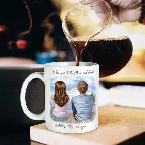 Miniatura 3 de Taza de café personalizada para mejor amiga para mujer, taza personalizada con imagen, texto, nombre, tazas de la amistad, regalo para mejores