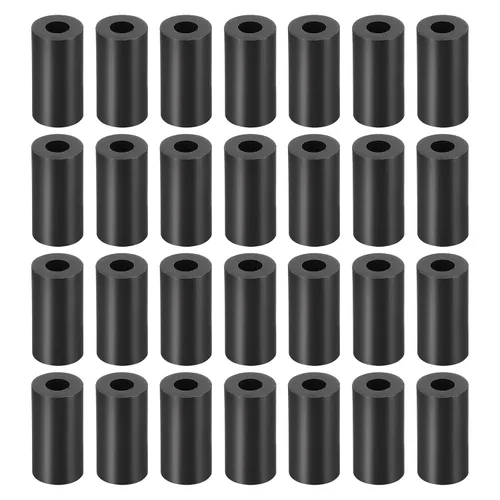 Miniatura 11 de YOKIVE 300 Pcs Black Round Spacer, Not Threaded Washers with High Insulation Effect, Keep Height Consistent, Great for M3 Screws (ABS, 3.2mmx7mmx2mm)