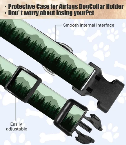 Miniatura 4 de Collar de perro, lindo collar de perro para perros pequeños, medianos y grandes, collares suaves personalizados ajustables para mascotas con hebilla