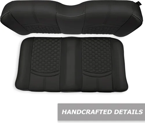 Miniatura 3 de MODZ® FS1 - Asiento delantero de carrito de golf personalizado para Club Car Precedent/Adelante/Tempo - [2004-Up] - Base negra - Patrón de doble