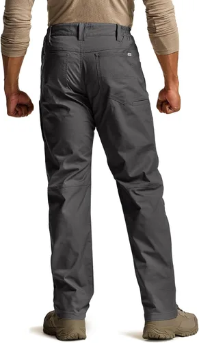 Miniatura 48 de CQR – Pantalones tácticos elásticos tipo cargo para hombre, resistentes al agua, de tela ripstop (antidesgarros), ligeros, ideales para uso diario