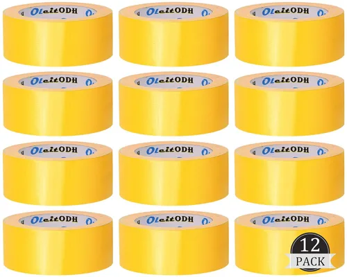 Miniatura 10 de Oleitodh Cinta adhesiva plateada resistente de gran capacidad Paquete de 12 unidades - 2 pulgadas 60 yardas cada una, fuerte, sin residuos, para Gris