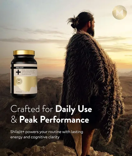 Miniatura 6 de Manna Vitality Shilajit+ Cápsulas Suplemento de resina Shilajit del Himalaya purificada de 1000 mg La más alta biodisponibilidad Energía