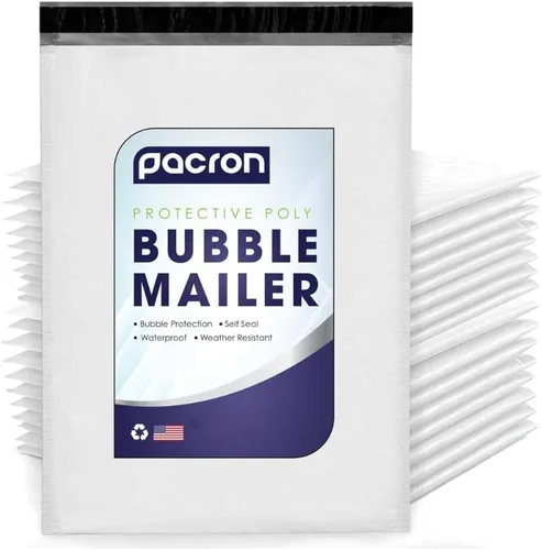 Paquete de 750 sobres impermeables de burbujas de polietileno – Tamaños mixtos de 6 x 10 y 4 x 8 – Sobres acolchados duraderos con adhesivo fuerte –