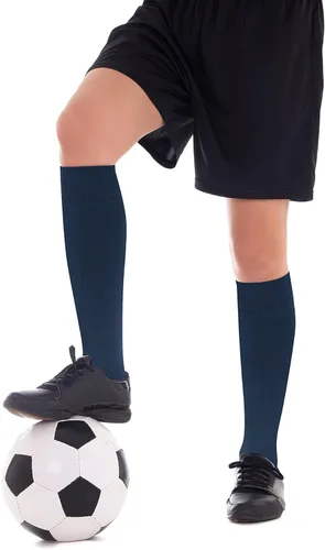 Miniatura 13 de YEJIMONG Calcetines altos gruesos y cálidos para mujer, 4 pares de calcetines largos acolchados de algodón para correr, senderismo, esquí, regalos