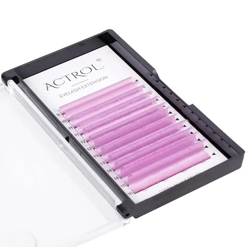 Miniatura 19 de Extensiones de pestañas de colores Easy Fan de 0.354-0.630 in, mezcla de blanco, rizo D, fácil de abanear, 0.003 in, suministros de pestañas