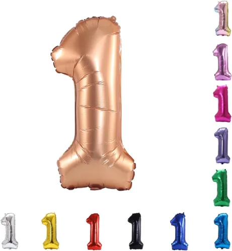 Miniatura 113 de YPSelected Globo grande de 32 pulgadas de helio con números 0-9 de papel de aluminio azul para cumpleaños, bodas y fiestas (Azul, 3)