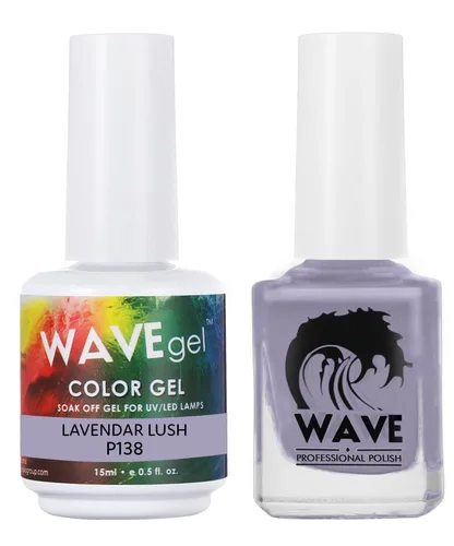 Miniatura 93 de WAVEGEL - Juego dúo de gel y esmalte de uñas a juego - Colección Simplicity - #P109 Blizzard I 0.5 onzas