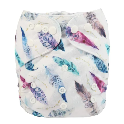 Miniatura 32 de Pañal de bolsillo para bebé, reutilizable, lavable, 8 libras a 36 libras (flecha)