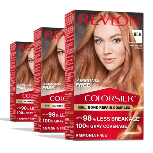 Miniatura 22 de Revlon ColorSilk with Bond Repair Complex, color permanente para el cabello rubio, cobertura 100 % de las canas, tinte para el cabello sin amoníaco