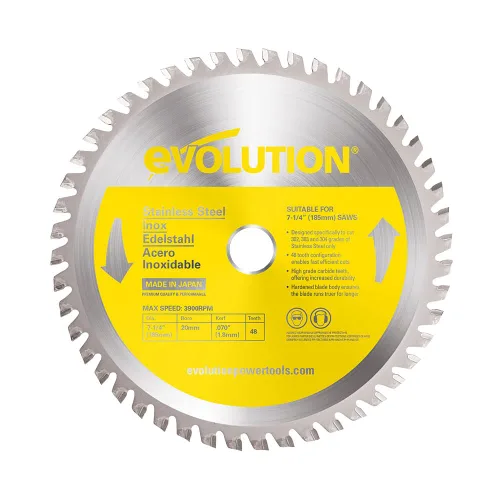 Miniatura 13 de Evolution 14BLADESS Cuchilla de acero inoxidable de 90 dientes de 14" Cuchilla de sierra TCT para Evolution S14CPS, S15CPS, S355MCS, S355CPSL
