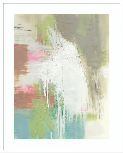 Miniatura 10 de Amanti Art Framed Wall Art Print 33x26 Retro Splash I by Jennifer Goldberger, Abstract Wall Art, Modern Contemporary Decor, Large Poster Painting