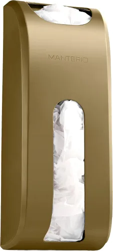 Miniatura 13 de Manterio Dispensador de bolsas de comestibles para montaje en pared, diseño que ahorra espacio, fácil de instalar, a prueba de manchas, resistente a