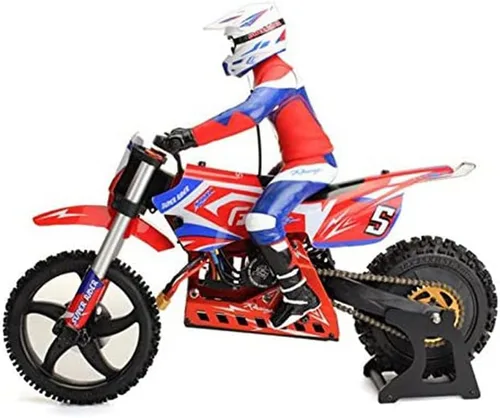 Miniatura 4 de SR5 1/4 Escala Super Rider RC motocicleta sin escobillas RTR escala 1/4 Dirt Bike Super estabilizador eléctrico RC motocicleta