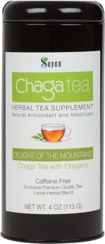 Miniatura 10 de Sayan Té prémium de hongos chaga siberianos con abeto, mezcla exclusiva de crudo y extracto, 4 onzas de cosecha silvestre y sin cafeína