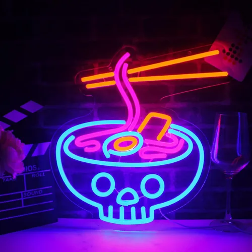 Miniatura 14 de Letrero de neón de plátano bailarín, luz de neón de plátano, letrero con luz LED para decoración de pared, regulable para arte de pared