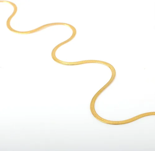 Miniatura 7 de JoycuFF Collar de oro para mujer, delicado collar de gargantilla en capas para mujer, caja de clip de serpiente, cuerda Figaro, collar de cadena