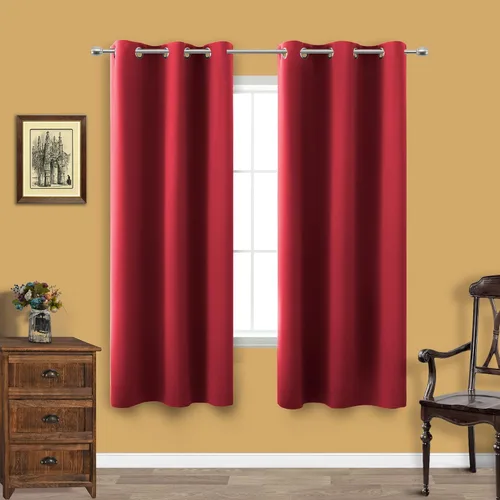 Miniatura 227 de Cortinas opacas de 72 pulgadas extra anchas para dormitorio, puerta corrediza de vidrio y patio, 2 paneles con ojales para oscurecer ventana grande