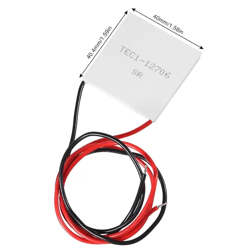Miniatura 5 de 4PCS TEC1-12706 Refrigerador Termoeléctrico TEC1-12706 Semiconductor Refrigeración Tablets 12V 6A Disipador de calor 40x40MM