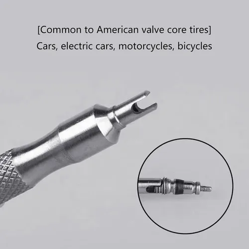 Miniatura 6 de Tire Air Core Wrench Screwdriver, Stainless Steel Removal Tool for Car Bike Motorcycle, Compact 56mm
