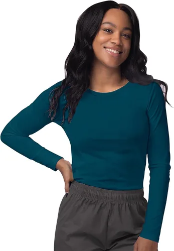 Miniatura 2 de Sivvan Scrubs for Women - Long Sleeve Comfort Underscrub Tee 2-Pack