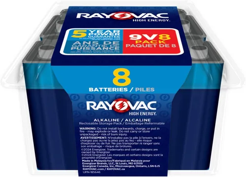 Miniatura 6 de Rayovac Pilas alcalinas de 9V, A1604-8PPK, 8, paquete de 8, 1, 1