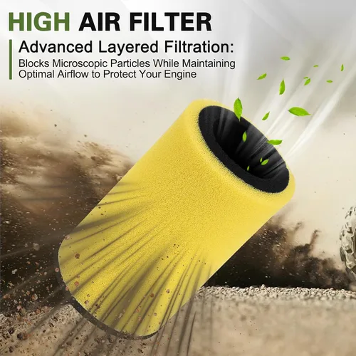 Miniatura 4 de LOCOPOW Filtro de aire 1YW-14451-00-00 para Yamaha Big Bear 350 Kodiak 400 Timberwolf 250 YFB250 Moto-4 250 350 YFM400 4x4 YFM250 1987-2000