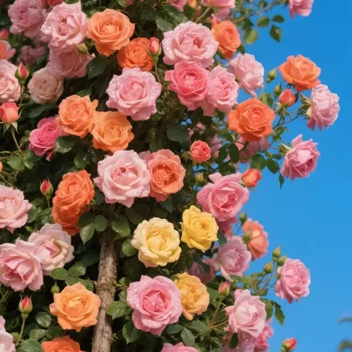 Miniatura 4 de 280 semillas de rosas de colores mixtos para plantar, variedad de rosas perennes para escalada y arbusto, semillas de flores tradicionales sin OMG