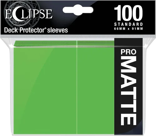 Miniatura 10 de Ultra Pro E-15620 Eclipse Standard Matte Sleeves 100 Pack-Lemon Yellow