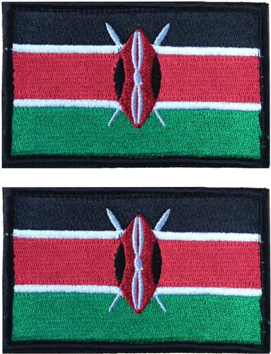 Miniatura 28 de 2 parches de bandera de Japón de AliPlus bordados tácticos militares moral parche apliques gancho y bucle