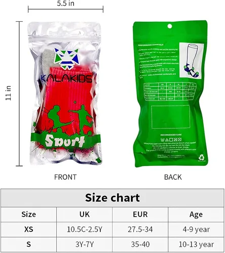 Miniatura 6 de Kids Soccer Socks 5 Pack 1 Pack Knee High Tube Socks Towel Bottom Pressure Football Socks 4-13 Years Little KidBig Kid