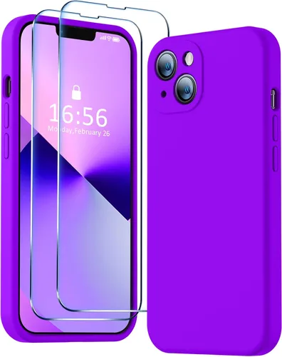 Miniatura 59 de BossKiss Funda compatible con iPhone 13 Pro, silicona de alta calidad mejorada [protección de cámara] [2 protectores de pantalla]