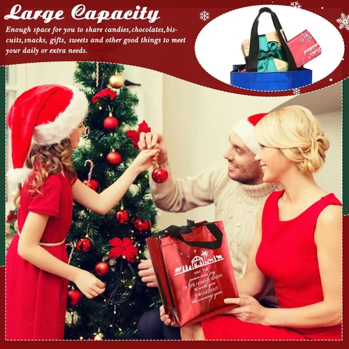 Miniatura 7 de 42 bolsas de regalo cristianas a granel con asa, semana de apreciación del pastor, bolsas de regalo de versículos bíblicos no tejidas, bolsas