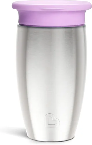 Miniatura 9 de Munchkin Miracle Stainless Steel 360 - Vaso para sorber (rosa/morado)