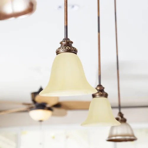 Miniatura 5 de OSALADI Pantalla de luz de vidrio Pantalla de lámpara de pie en forma de flor Pantalla de lámpara de repuesto para lámpara de mesa Lámpara de pie