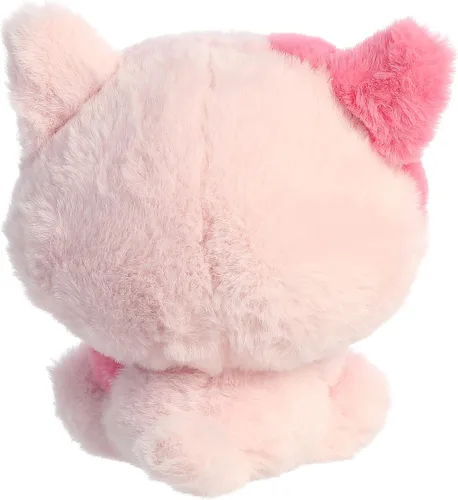 Miniatura 4 de Aurora Encantador gato lenticular enamorado de peluche – Cambio de color – Juego interactivo – Rosa 6 pulgadas