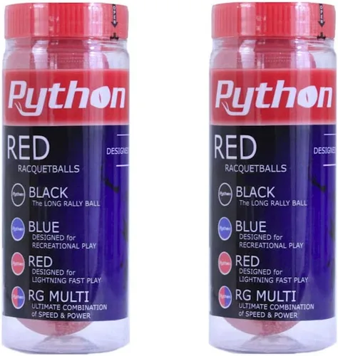 Python 3 Bola Can Red Pelotas de Ráquetbol (¡Relámpago Rápido!)