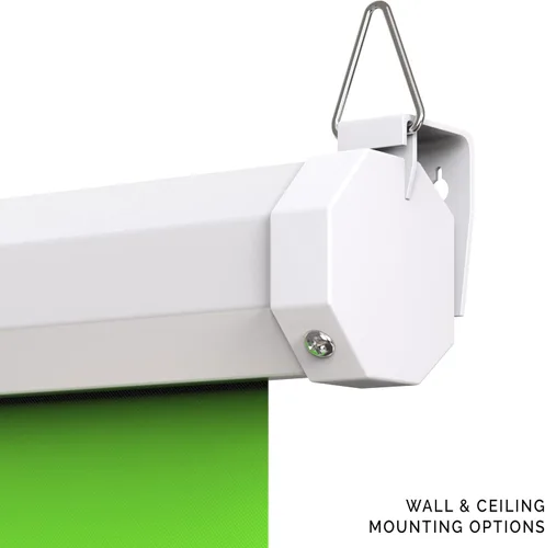 Miniatura 8 de Estilo más amplio: pantalla verde KHOMO Gear de 84 x 84 pulgadas, proyector desplegable extragrande, telón de fondo de pantalla verde, pantalla