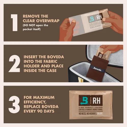 Miniatura 3 de Boveda Instrumentos musicales de madera, control de humedad de 2 vías RH, 49% RH, tamaño 70 para instrumentos de madera, protege todos