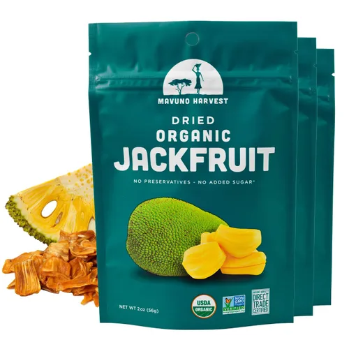 Miniatura 9 de Mavuno Harvest - Fruta seca 100% orgánica, 6 paquetes de 2 onzas de Jaca