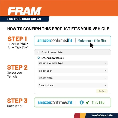Miniatura 8 de Fram Fresh Breeze - Filtro de aire de cabina con bicarbonato de sodio Arm & Hammer, CF10709 para vehículos Hyundai y Kia seleccionados, blanco