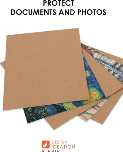 Miniatura 7 de Studio 12 Hojas de aglomerado. Blanco. Ideal para proyectos creativos y proteger fotos y documentos valiosos. (8.5 x 11 pulgadas) (paquete de 50)