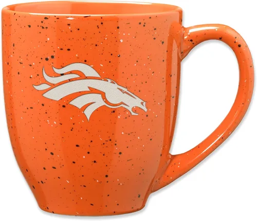 Miniatura 66 de Rico Industries - Taza de café de cerámica con grabado láser de color del equipo de fútbol de la NFL, 16 oz