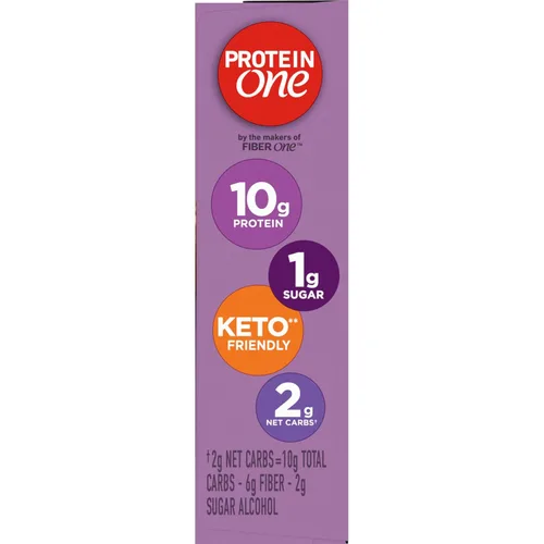 Miniatura 6 de Protein One Barras de proteína de 90 calorías, chocolate con mantequilla de maní, aptas para Keto, 5 unidades, 4.8 onzas
